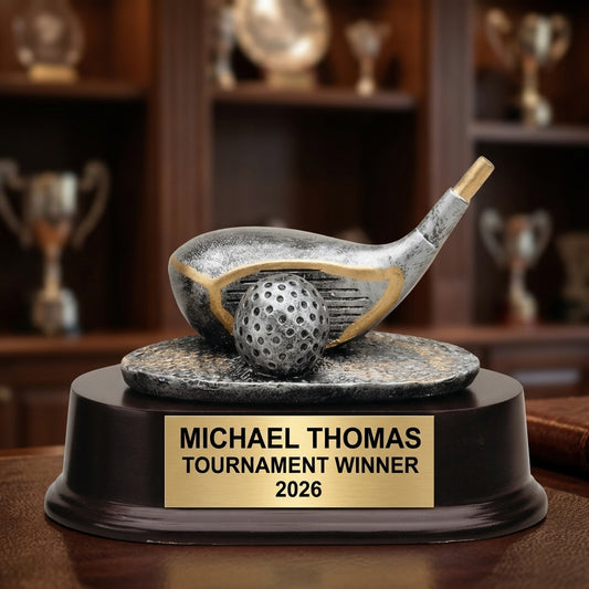 Personalized | Golf Award | Custom Engraved | Golf Trophy | Personalized Golf | Engraved Award | Tournament Winner | Longest Drive - View 1