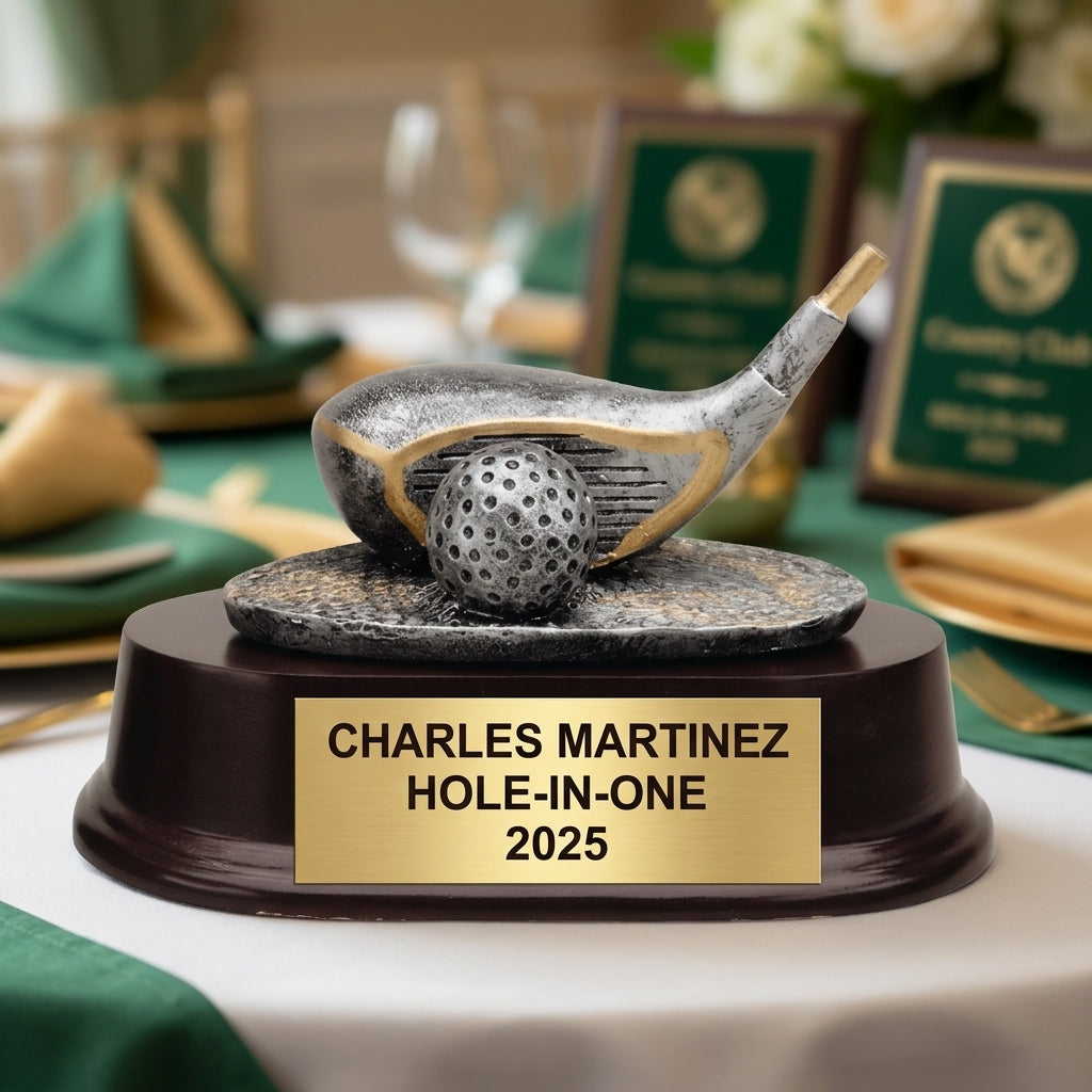 Personalized | Golf Award | Custom Engraved | Golf Trophy | Personalized Golf | Engraved Award | Tournament Winner | Longest Drive - View 2