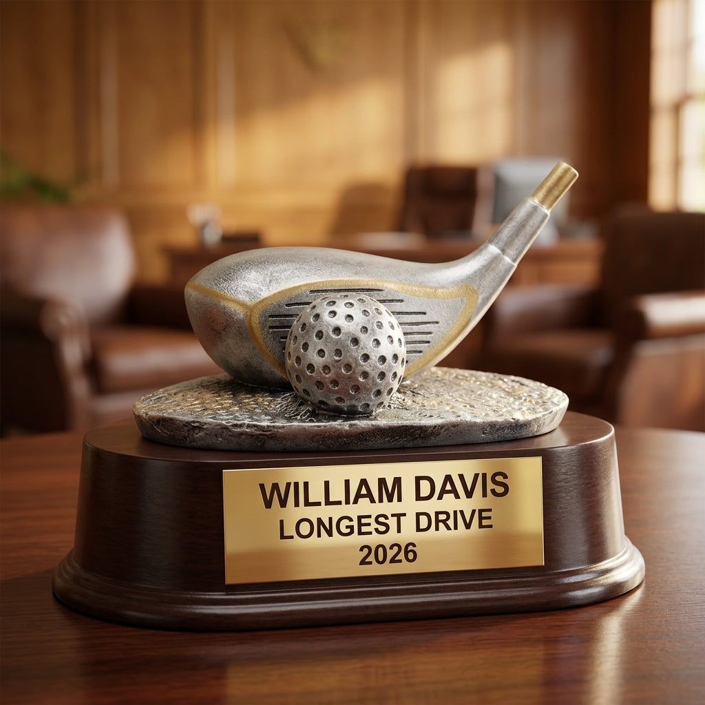 Personalized | Golf Award | Custom Engraved | Golf Trophy | Personalized Golf | Engraved Award | Tournament Winner | Longest Drive - View 4