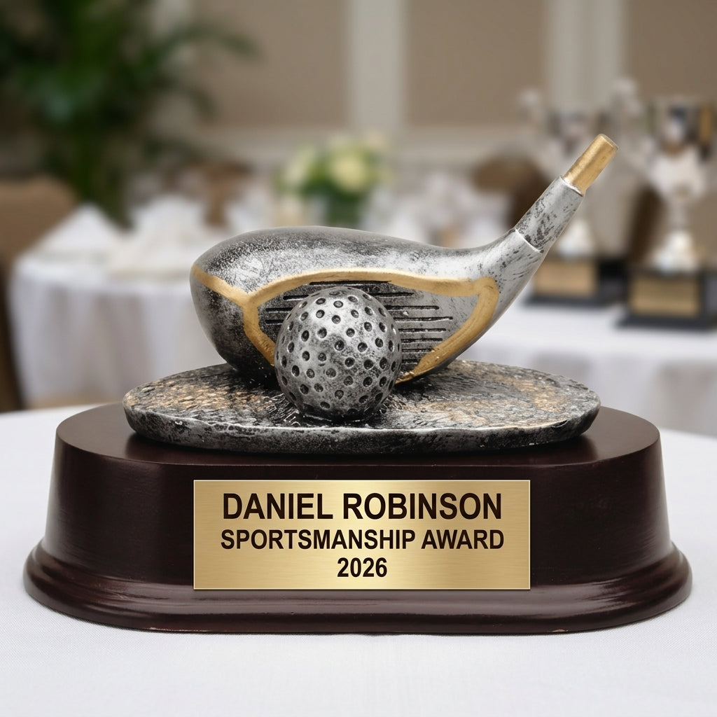 Personalized | Golf Award | Custom Engraved | Golf Trophy | Personalized Golf | Engraved Award | Tournament Winner | Longest Drive - View 5