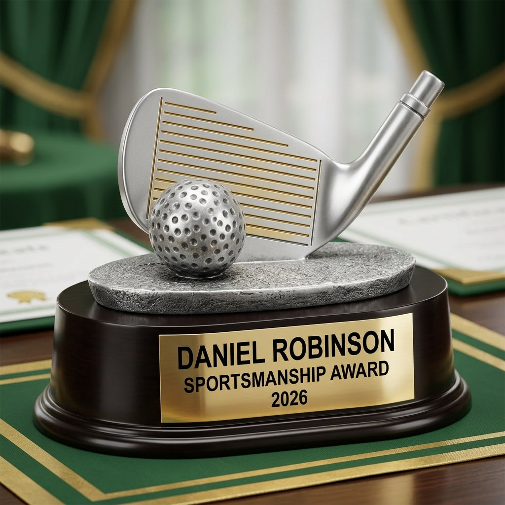 Personalized | Golf Award | Custom Engraved | Golf Trophy | Engraved | Custom | Tournament | Champion | Golfer Gift | Club Award | Wedge - View 2