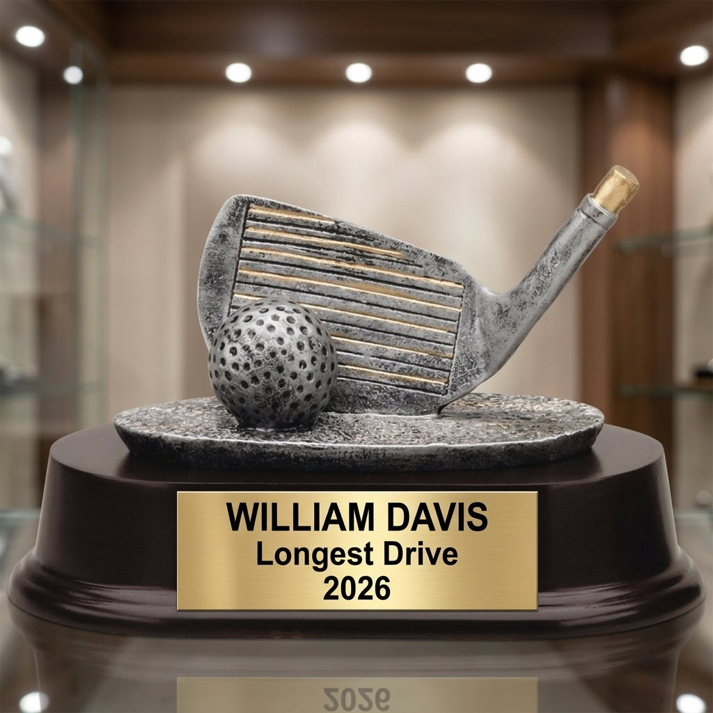 Personalized | Golf Award | Custom Engraved | Golf Trophy | Engraved | Custom | Tournament | Champion | Golfer Gift | Club Award | Wedge - View 3