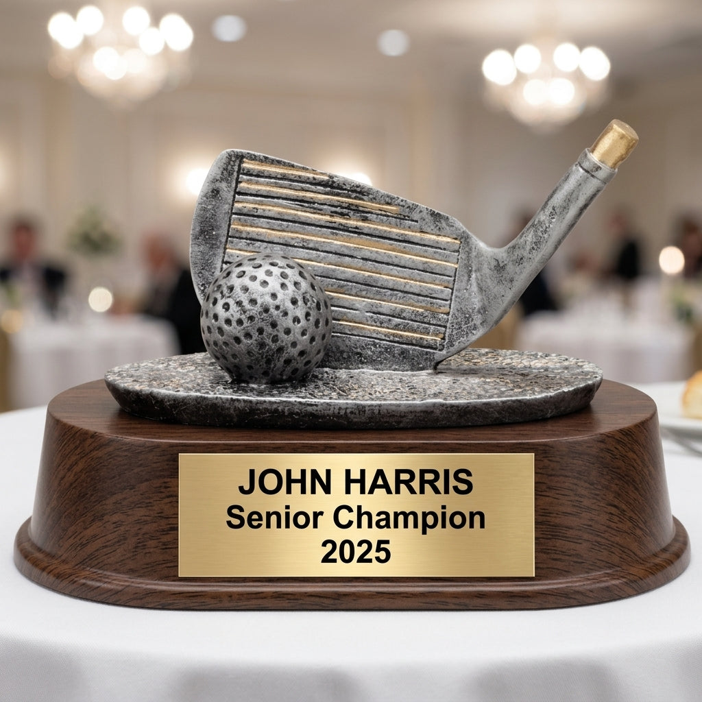 Personalized | Golf Award | Custom Engraved | Golf Trophy | Engraved | Custom | Tournament | Champion | Golfer Gift | Club Award | Wedge - View 5