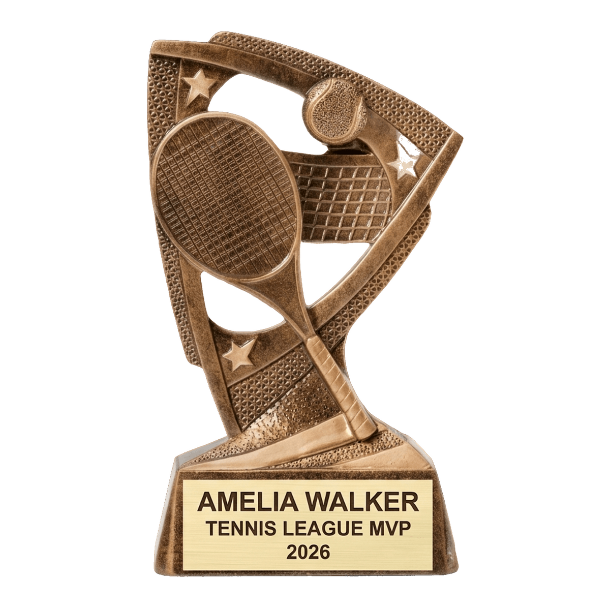 Personalized | Tennis Award | Custom Engraved | Tennis Trophy | Personalized Award | MVP Trophy | Youth Tennis | Coach Gift | Team Award