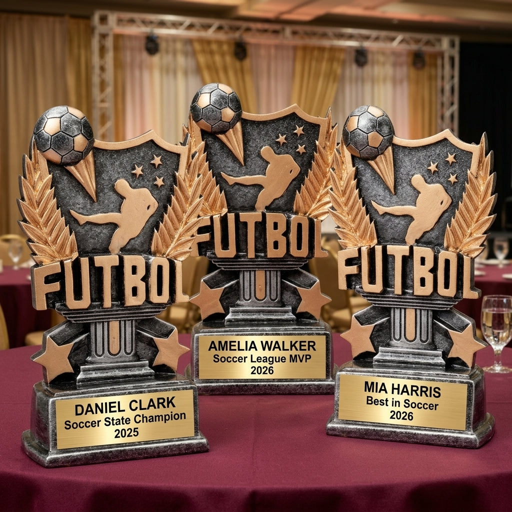 Personalized | Soccer Award | Custom Engraved | Soccer Trophy | Youth Futbol | Championship Award | MVP Player | Team Gift - View 6