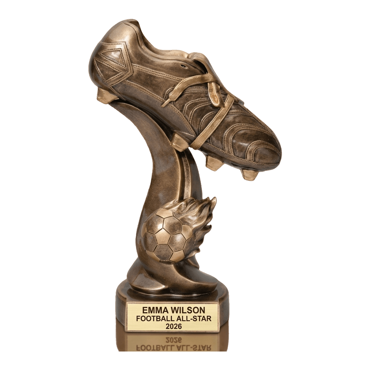 Soccer Trophy Award | Personalized | Custom Engraved | Fireball Design | Soccer Gift | MVP | Champions | Team Award