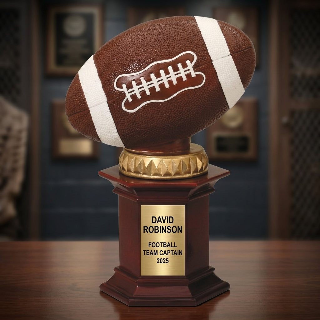 Personalized | Football Award | Custom Engraved | Football Trophy | Personalized Award | Engraved Gift | Youth Football - View 3