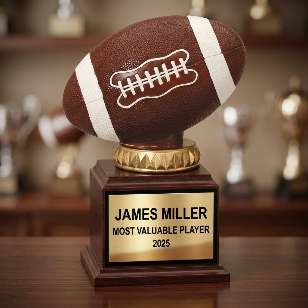 Personalized | Football Award | Custom Engraved | Football Trophy | Personalized Award | Engraved Gift | Youth Football - View 4