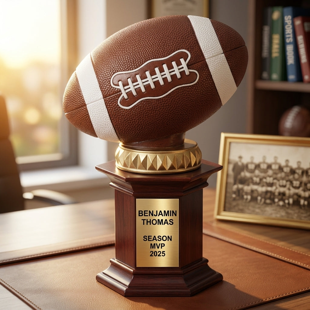 Personalized | Football Award | Custom Engraved | Football Trophy | Personalized Award | Engraved Gift | Youth Football - View 5