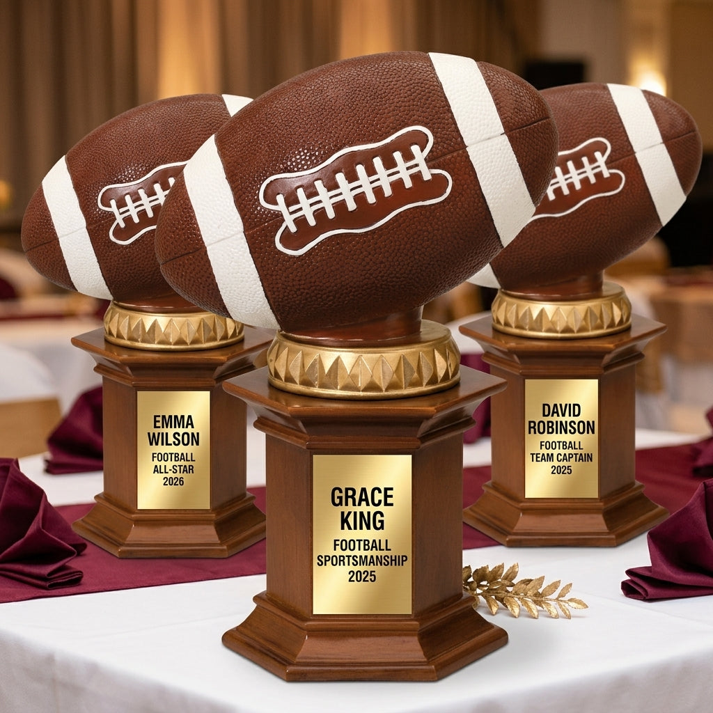 Personalized | Football Award | Custom Engraved | Football Trophy | Personalized Award | Engraved Gift | Youth Football - View 6