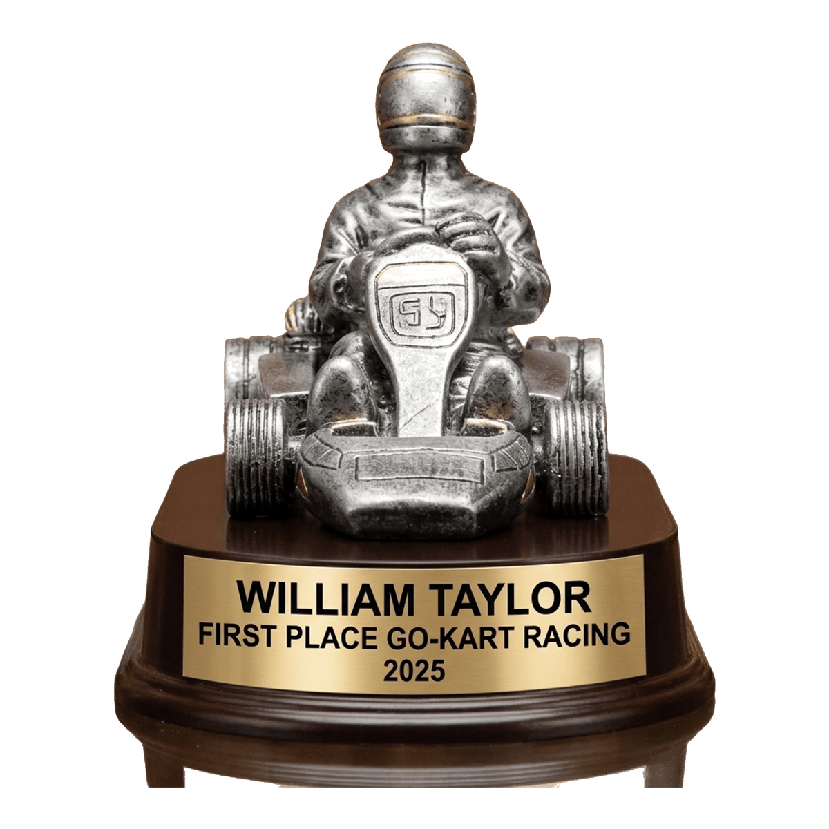 Personalized | Go-Kart Racing Award | Custom Engraved | Go-Kart Trophy | Kart Racing Award | Engraved | Driver Gift | Championship