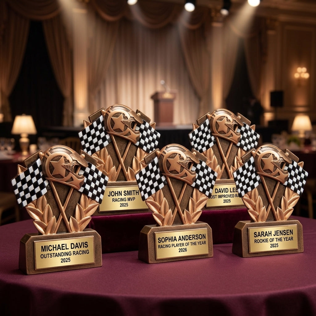 Racing Trophy Award | Personalized | Custom Engraved | Racing Award | Personalized Trophy | Racing Gift | Custom Racing Award - View 6