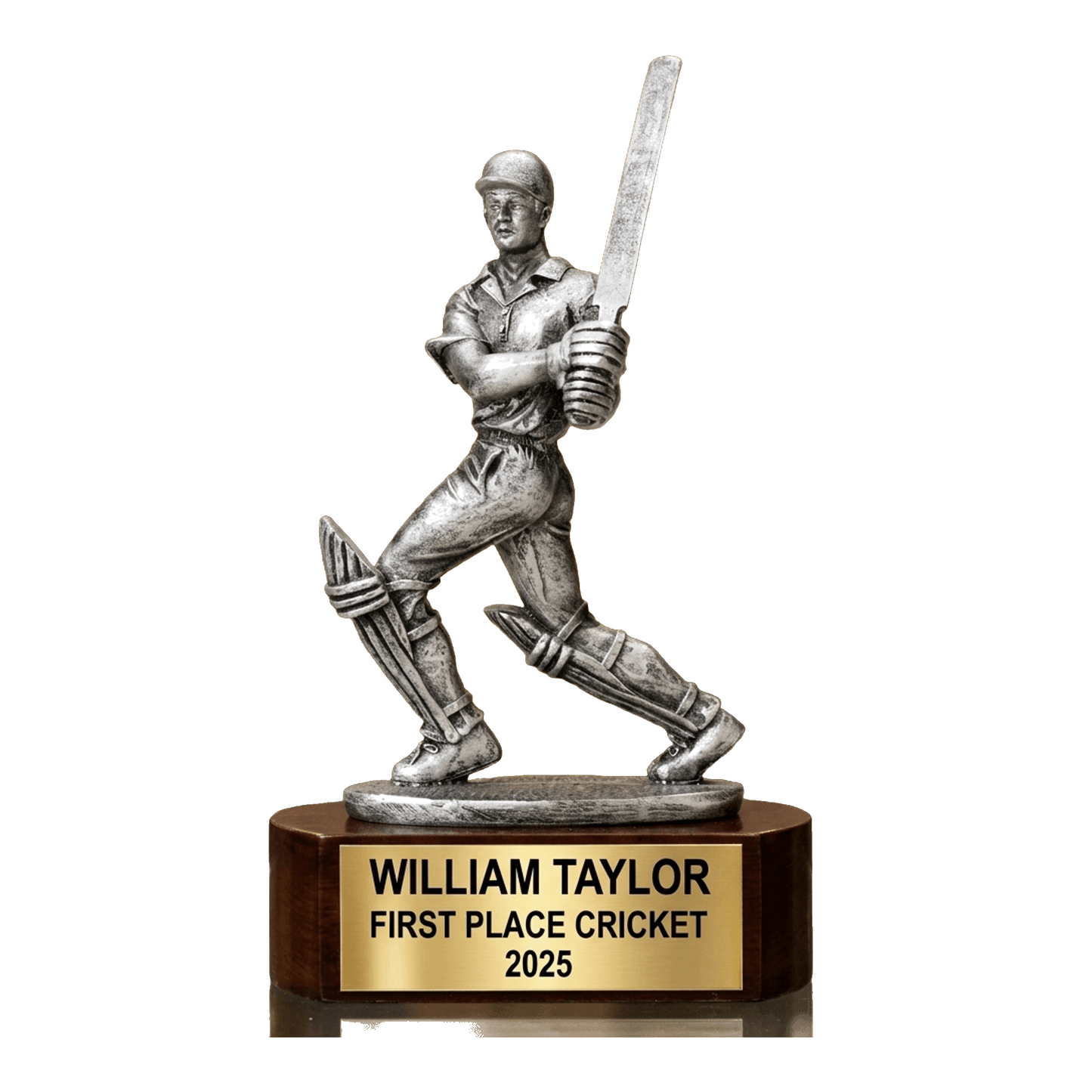 Personalized | Cricket Award | Custom Engraved | Cricket Trophy | Personalized Award | Engraved Gift | Batsman Figure | MVP Award