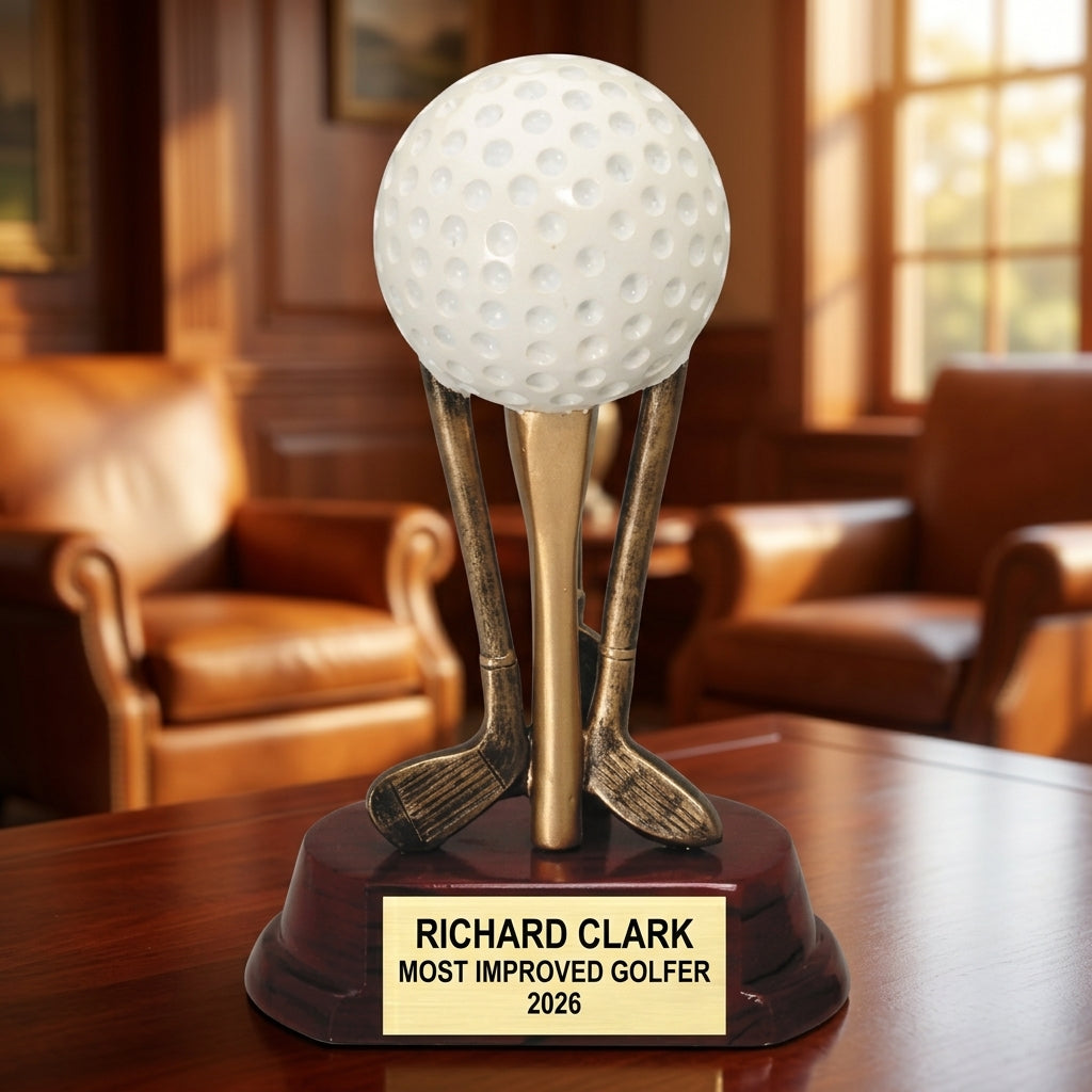 Personalized | Golf Award | Custom Engraved | Golf Trophy | Engraved Award | Personalized Golf | Custom Golfer | Tournament Prize - View 4