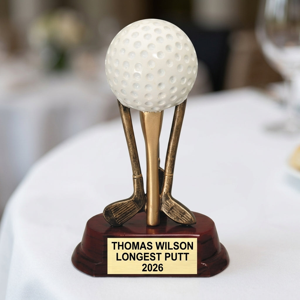 Personalized | Golf Award | Custom Engraved | Golf Trophy | Engraved Award | Personalized Golf | Custom Golfer | Tournament Prize - View 5