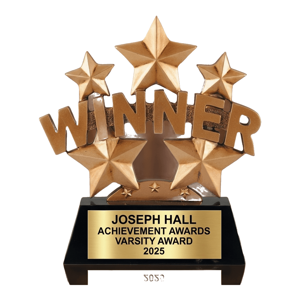 Personalized | Achievement Awards Award | Custom Engraved | Winner Star Award | Engraved Trophy | Custom Achievement | Personalized Gift