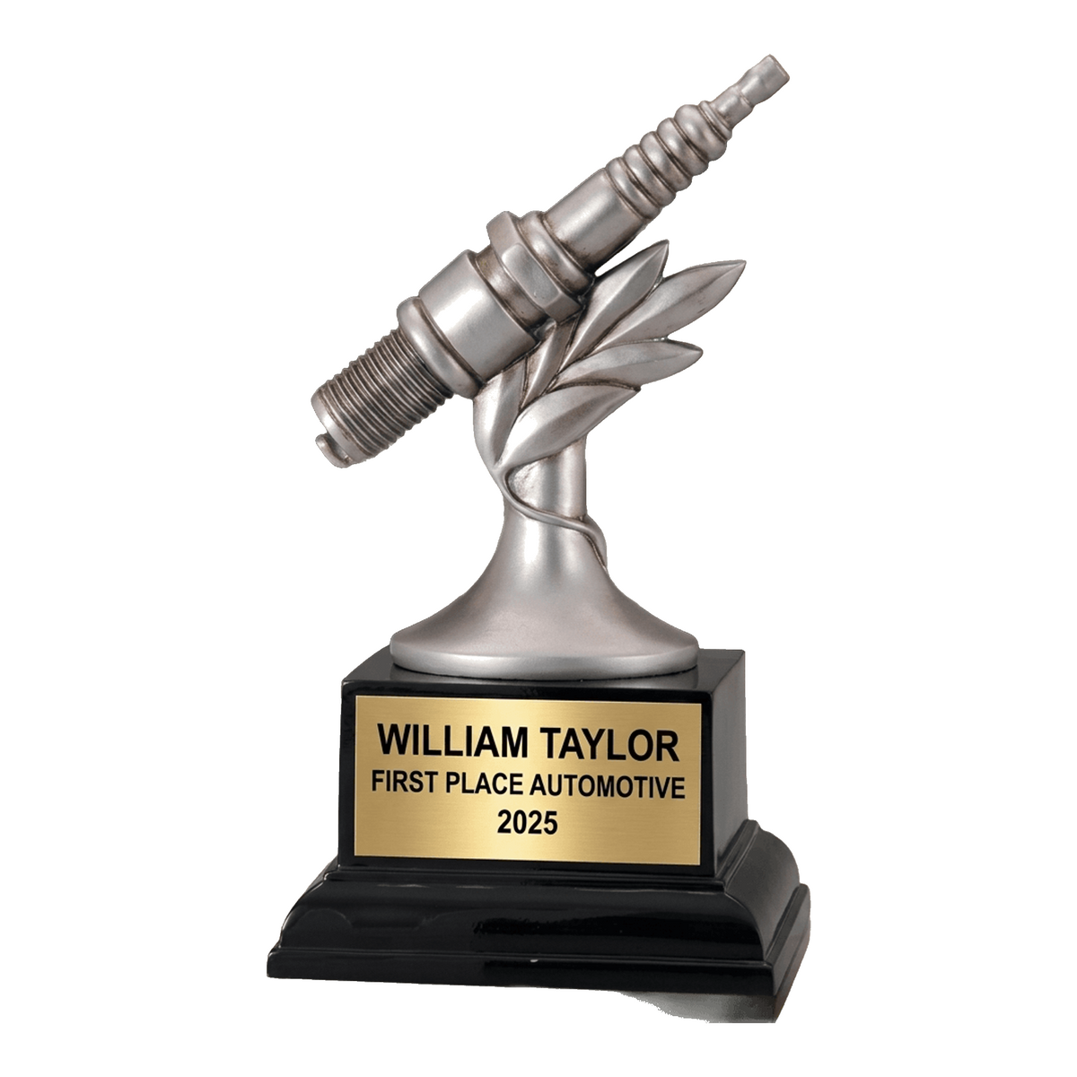 Personalized | Automotive Award | Custom Engraved | Spark Plug Trophy | Racing Trophy | Mechanic Gift | Engraved Award | Custom Trophy