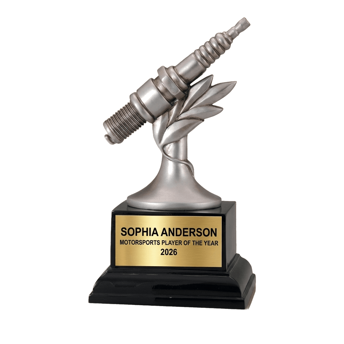 Personalized | Motorsports Award | Custom Engraved | Motorsports Trophy | Racing Award | Spark Plug | Automotive Gift | Mechanic Award