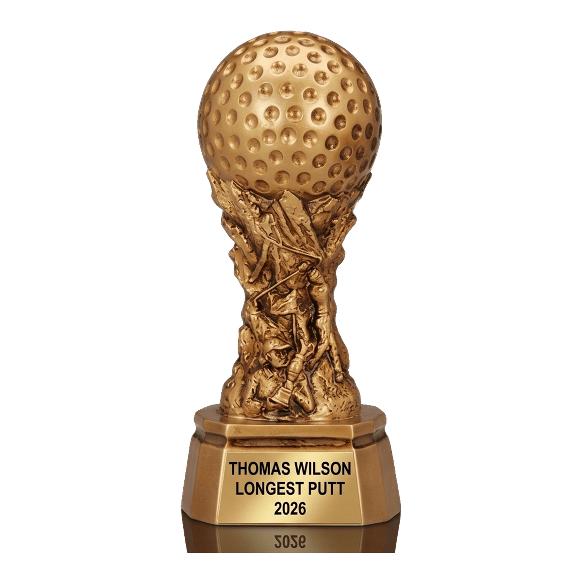 Personalized – 4" | Golf Award | Custom Engraved | Golf Trophy | Personalized Golf | Engraved Award | Tournament Prize | Longest Drive