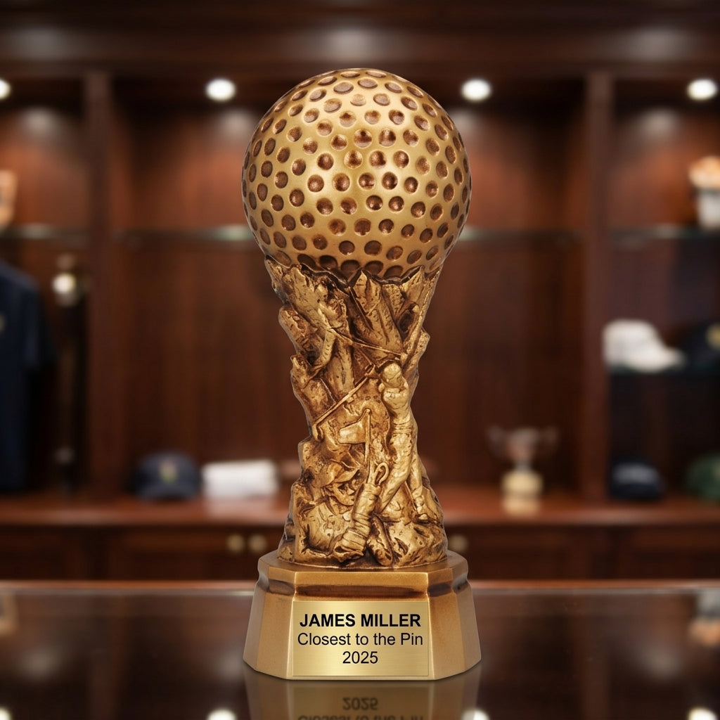Personalized | Golf Award | Custom Engraved | Golf Trophy | Custom Award | Engraved Golf | Tournament Prize | Personalized Gift - View 3