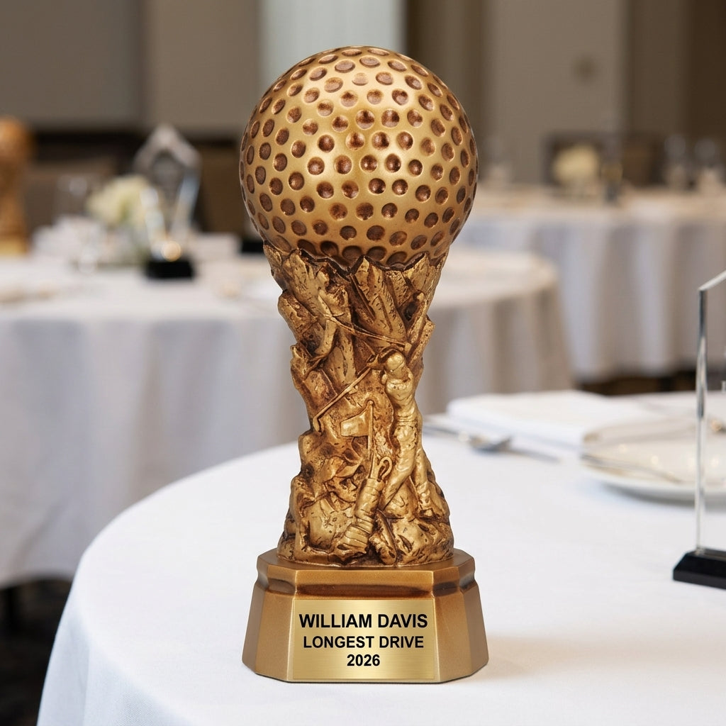 Personalized | Golf Award | Custom Engraved | Golf Trophy | Custom Award | Engraved Golf | Tournament Prize | Personalized Gift - View 5