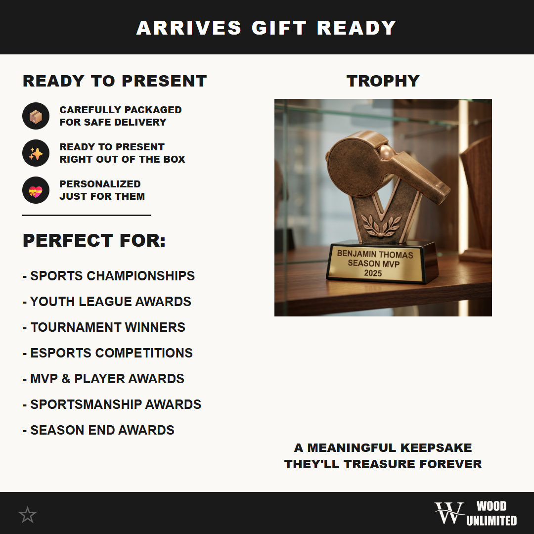 Personalized | Coaching Award | Custom Engraved | Coach Award | Personalized Trophy | Engraved Whistle | Team Gift | Appreciation