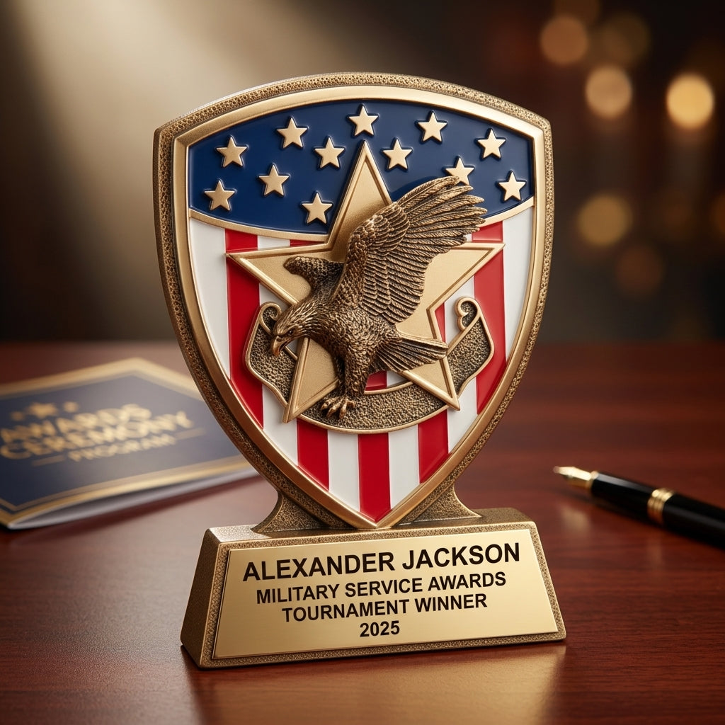 Personalized Personalized | Military Service Awards Award | Custom Engraved | Military Award  - custom laser engraved - view 2