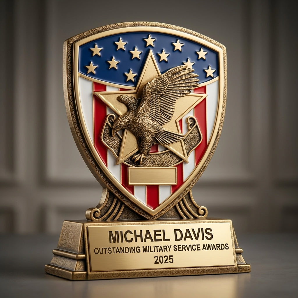 Personalized Personalized | Military Service Awards Award | Custom Engraved | Military Award  - custom laser engraved - view 3