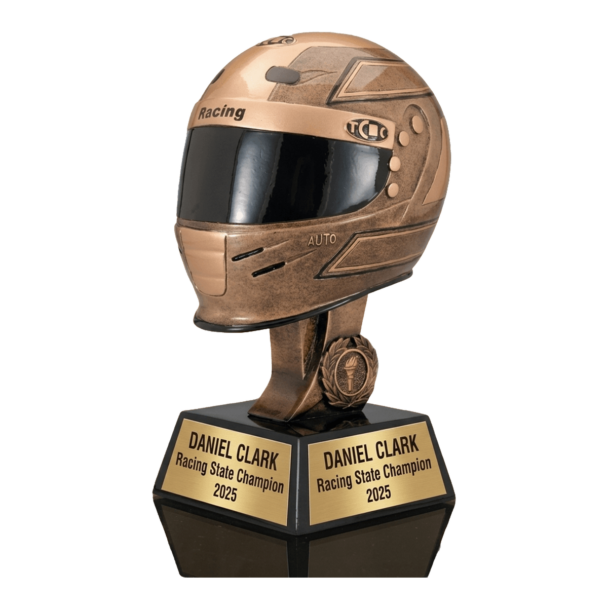 Personalized | Racing Award | Custom Engraved | Racing Helmet | Trophy Award | Auto Racing | Motorsports | Driver Gift | Championship