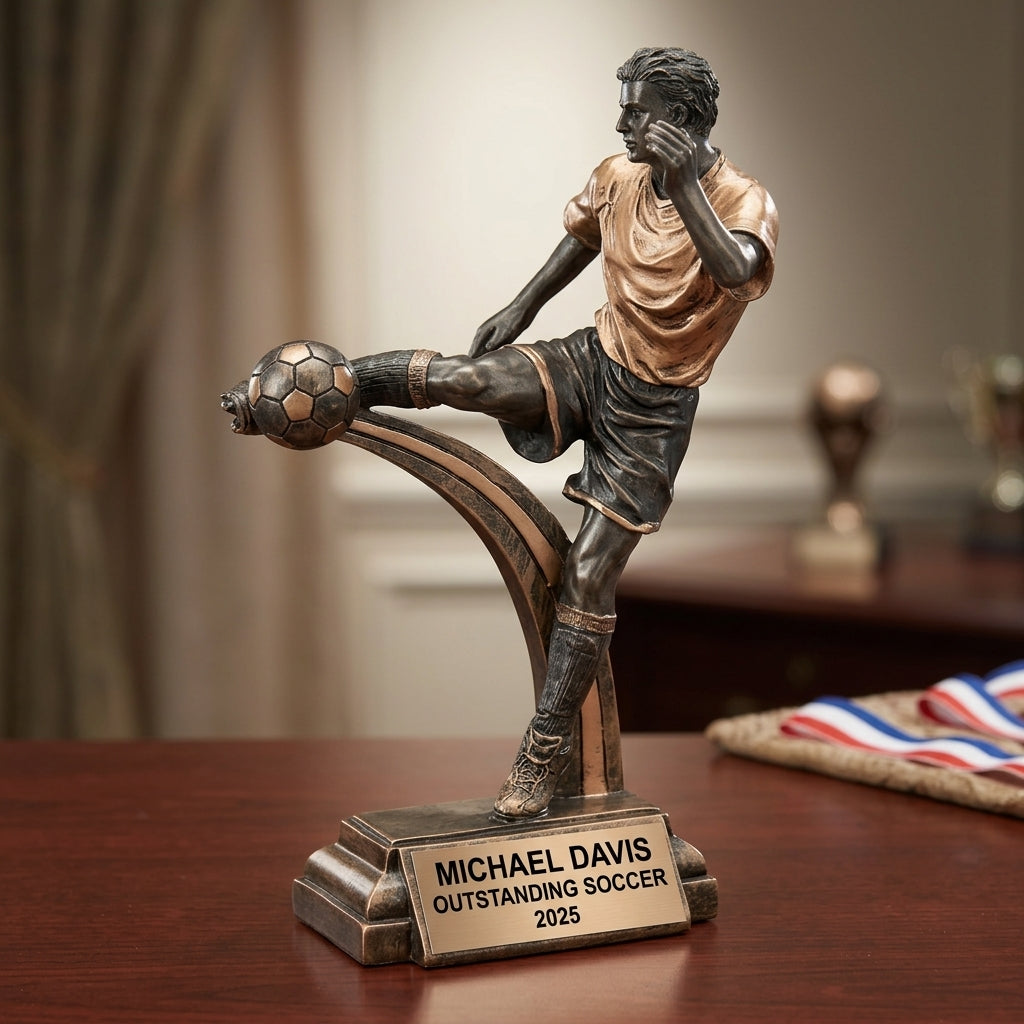 Soccer Award Trophy | Personalized | Custom Engraved | Soccer Trophy | MVP | Gift for Soccer Player | Youth Soccer - View 2