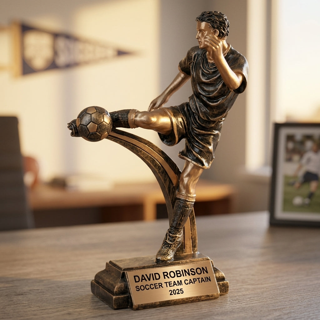 Soccer Award Trophy | Personalized | Custom Engraved | Soccer Trophy | MVP | Gift for Soccer Player | Youth Soccer - View 5