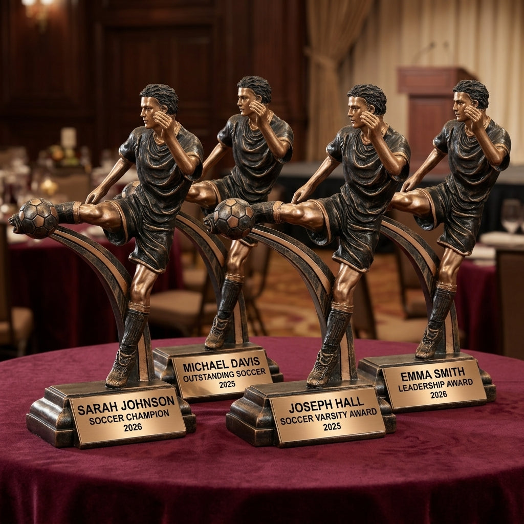Soccer Award Trophy | Personalized | Custom Engraved | Soccer Trophy | MVP | Gift for Soccer Player | Youth Soccer - View 6
