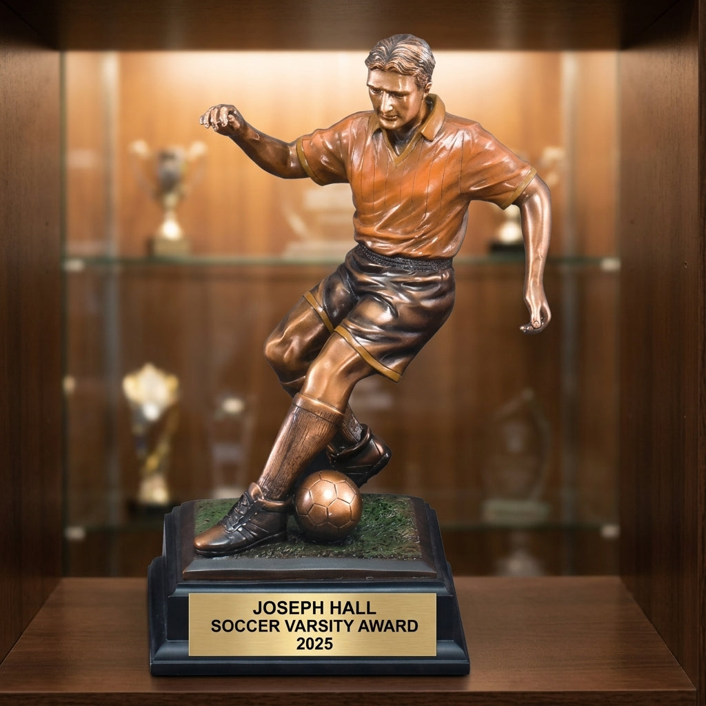 Personalized | Soccer Award | Custom Engraved | Soccer Trophy | Engraved Award | Custom Soccer | Player Gift | Team Award | Youth Soccer - View 1