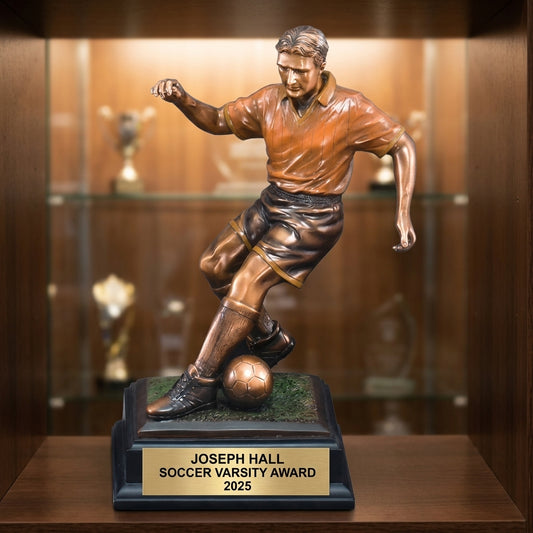 Personalized | Soccer Award | Custom Engraved | Soccer Trophy | Engraved Award | Custom Soccer | Player Gift | Team Award | Youth Soccer - View 1