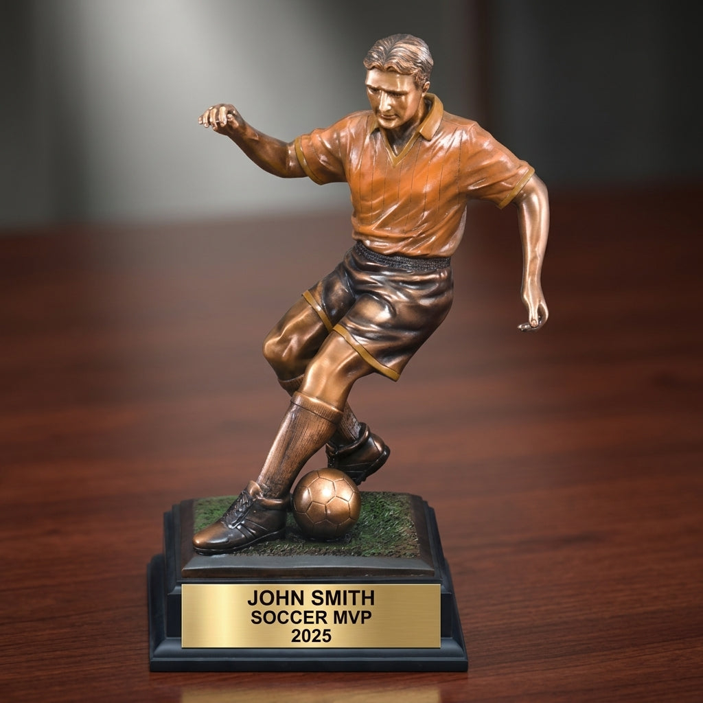 Personalized | Soccer Award | Custom Engraved | Soccer Trophy | Engraved Award | Custom Soccer | Player Gift | Team Award | Youth Soccer - View 2