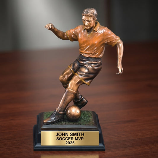 Personalized | Soccer Award | Custom Engraved | Soccer Trophy | Engraved Award | Custom Soccer | Player Gift | Team Award | Youth Soccer - View 2