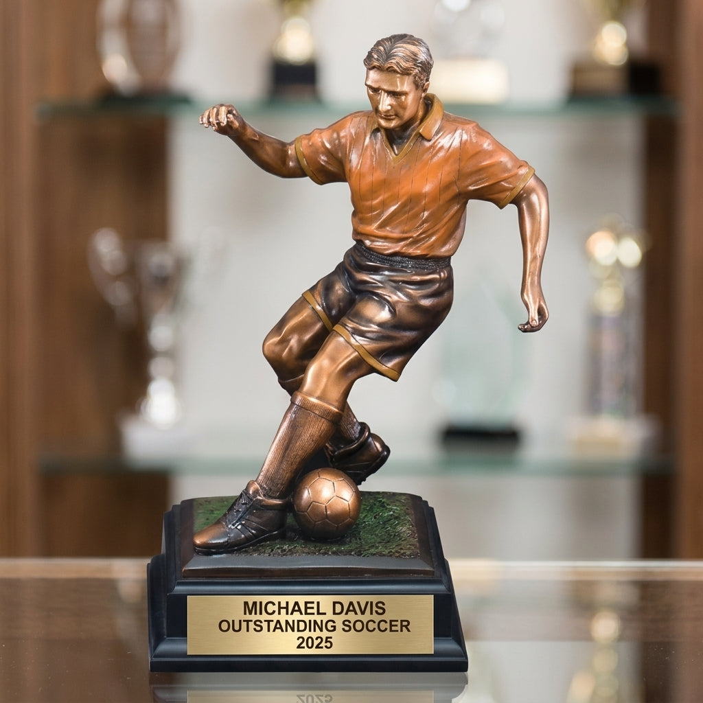 Personalized | Soccer Award | Custom Engraved | Soccer Trophy | Engraved Award | Custom Soccer | Player Gift | Team Award | Youth Soccer - View 4