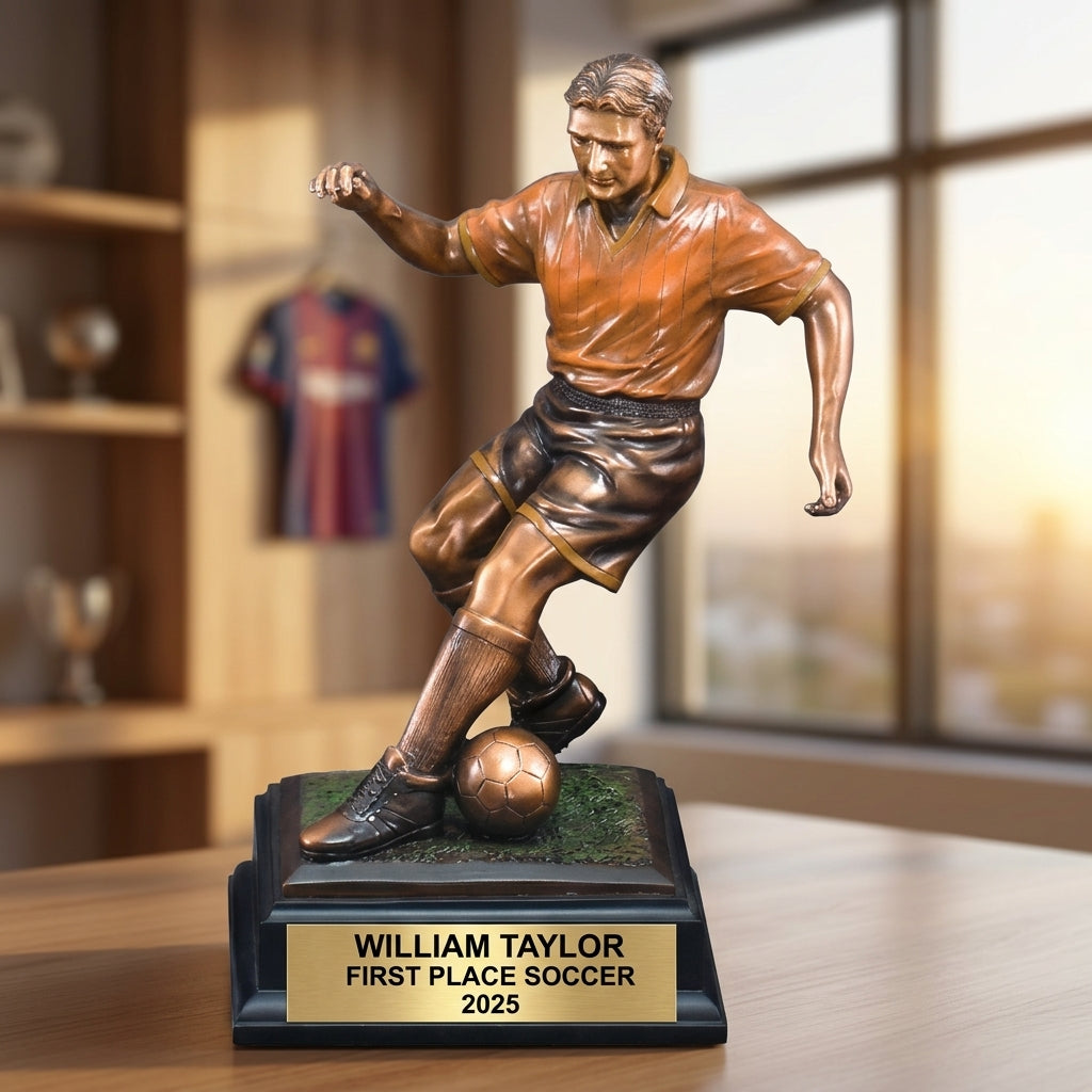 Personalized | Soccer Award | Custom Engraved | Soccer Trophy | Engraved Award | Custom Soccer | Player Gift | Team Award | Youth Soccer - View 5