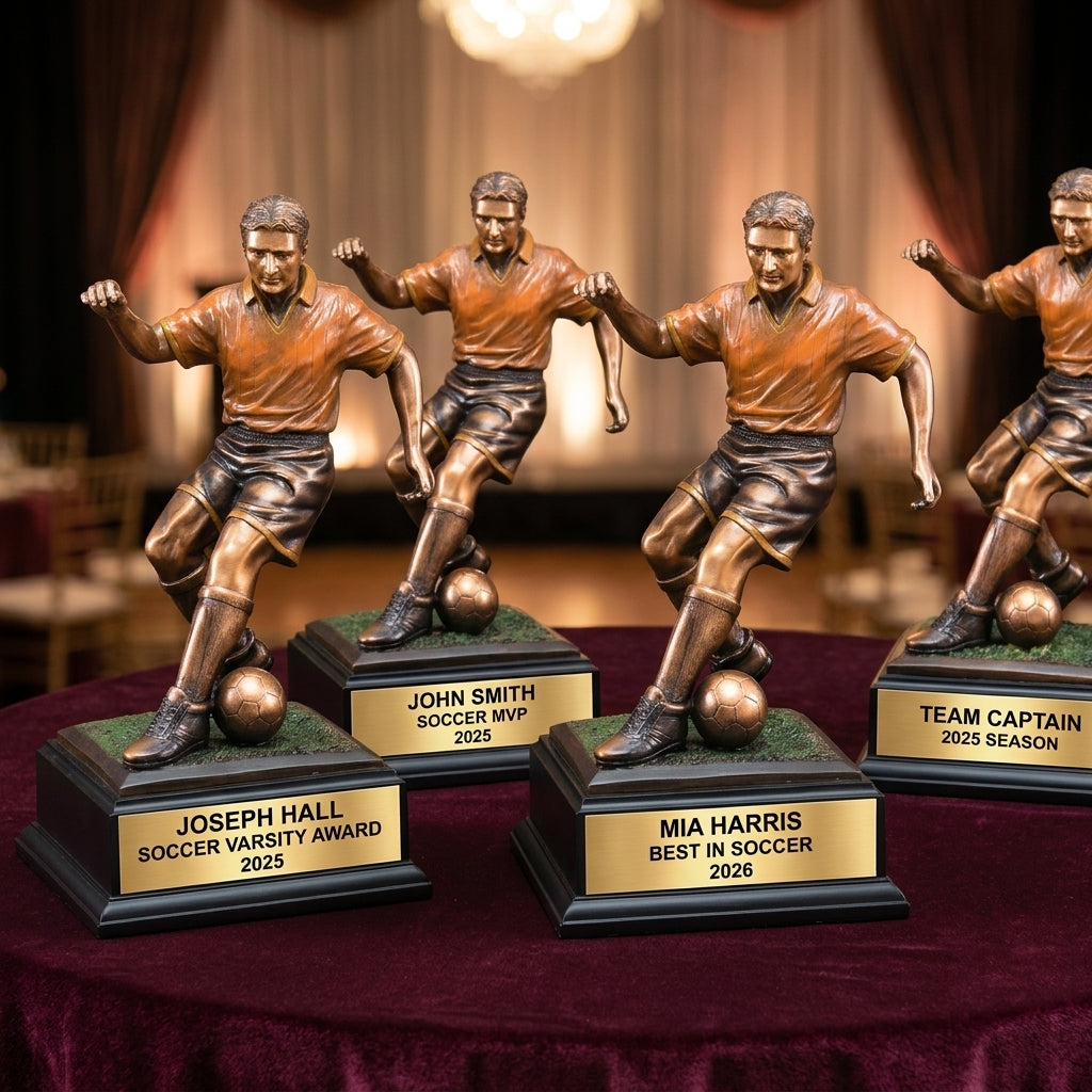 Personalized | Soccer Award | Custom Engraved | Soccer Trophy | Engraved Award | Custom Soccer | Player Gift | Team Award | Youth Soccer - View 6