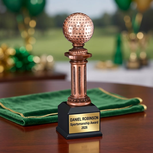 Personalized | Golf Award | Custom Engraved | Golf Trophy | Personalized Golf Award | Engraved Golf | Custom Golf Ball - View 2