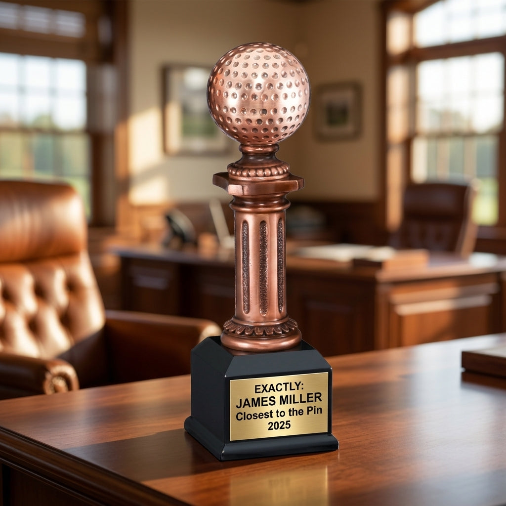 Personalized | Golf Award | Custom Engraved | Golf Trophy | Personalized Golf Award | Engraved Golf | Custom Golf Ball - View 4