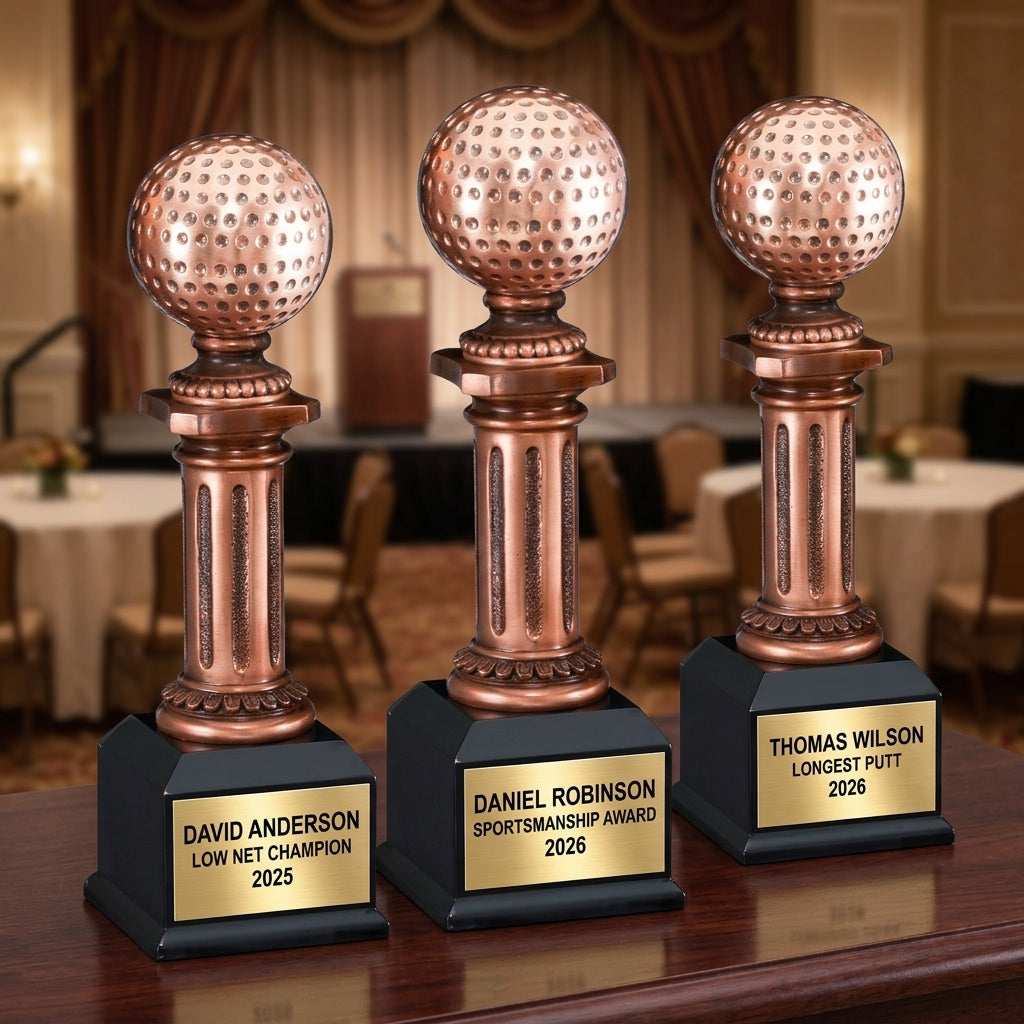 Personalized | Golf Award | Custom Engraved | Golf Trophy | Personalized Golf Award | Engraved Golf | Custom Golf Ball - View 6