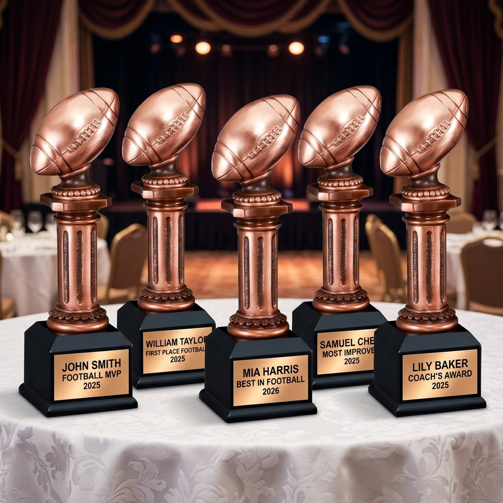 Football Trophy Award | Personalized | Custom Engraved | Football Award | Team Gift | Personalized Football Trophy | Football Coach Gift - View 6