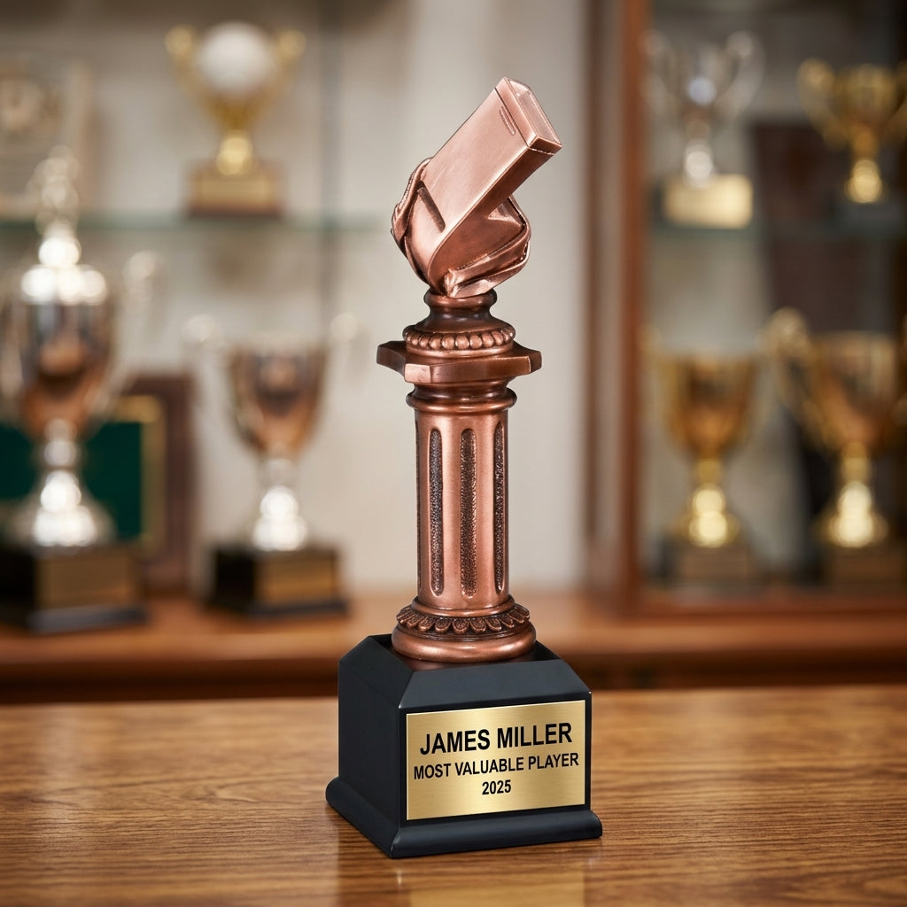Personalized | Whistle Award | Custom Engraved | Coach Trophy | Referee Award | Whistle Engraved | Sports Official | PE Teacher - View 4