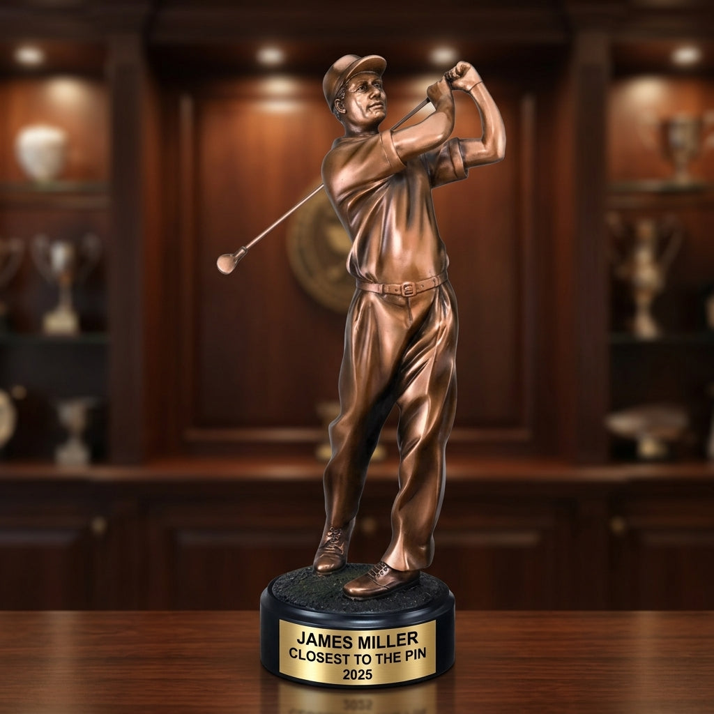Personalized | Golf Award | Custom Engraved | Golf Trophy | Personalized Golf | Custom Award | Engraved Golfer | Tournament Prize - View 1