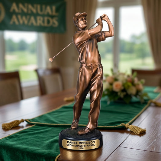 Personalized | Golf Award | Custom Engraved | Golf Trophy | Personalized Golf | Custom Award | Engraved Golfer | Tournament Prize - View 2