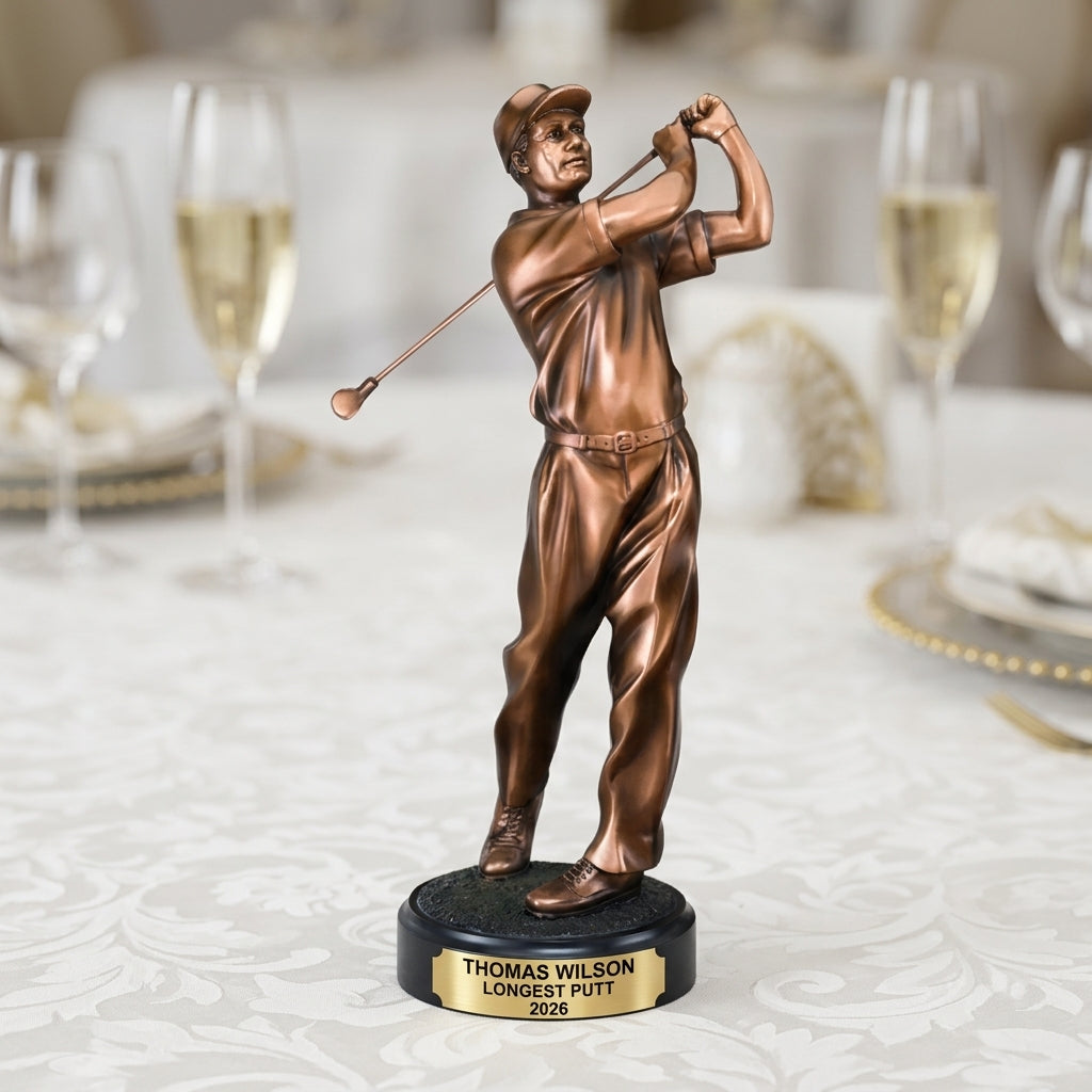 Personalized | Golf Award | Custom Engraved | Golf Trophy | Personalized Golf | Custom Award | Engraved Golfer | Tournament Prize - View 5
