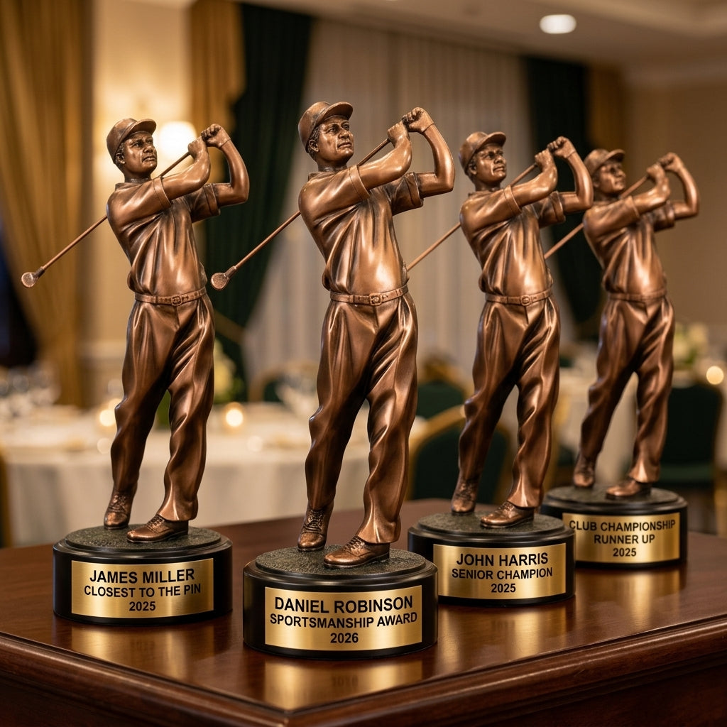 Personalized | Golf Award | Custom Engraved | Golf Trophy | Personalized Golf | Custom Award | Engraved Golfer | Tournament Prize - View 6