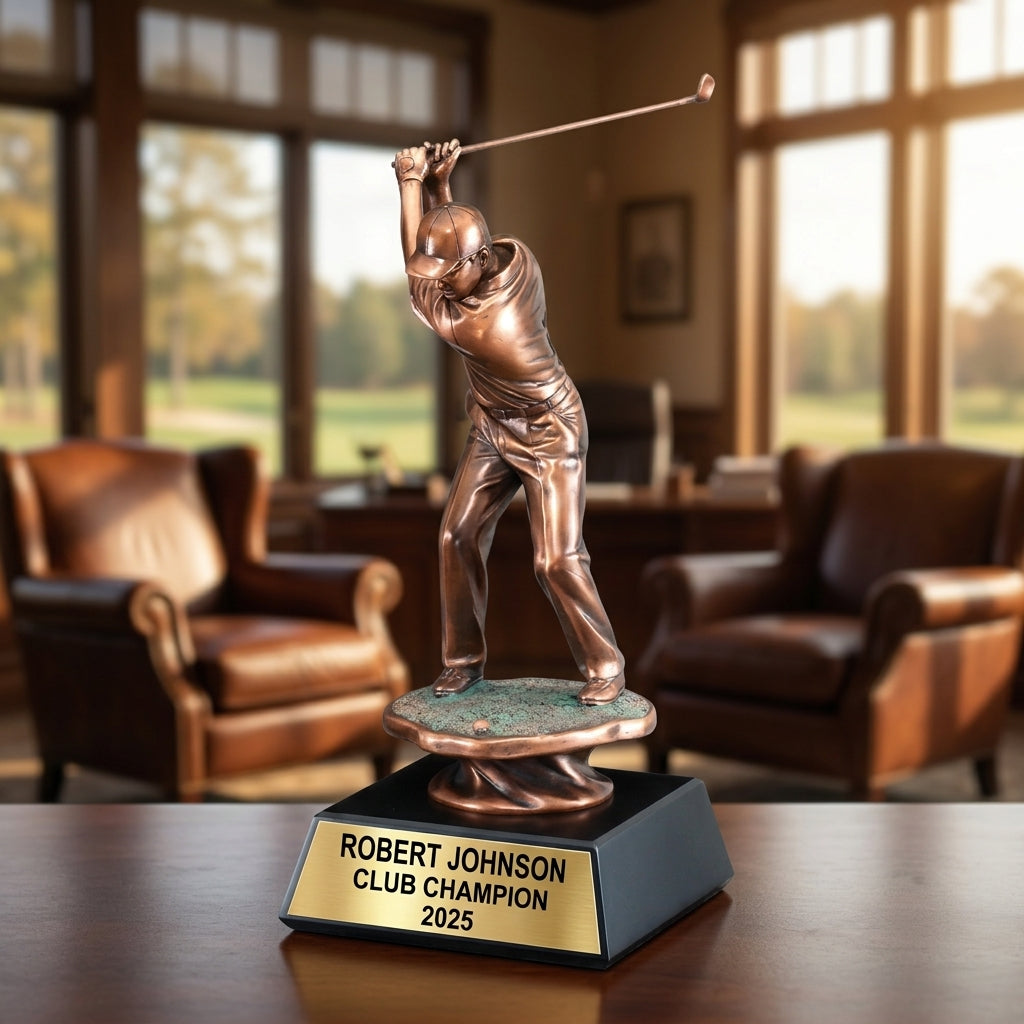 Personalized | Golf Award | Custom Engraved | Golf Trophy | Hole-in-One Award | Personalized Golfer | Engraved Gift | Tournament Prize - View 4