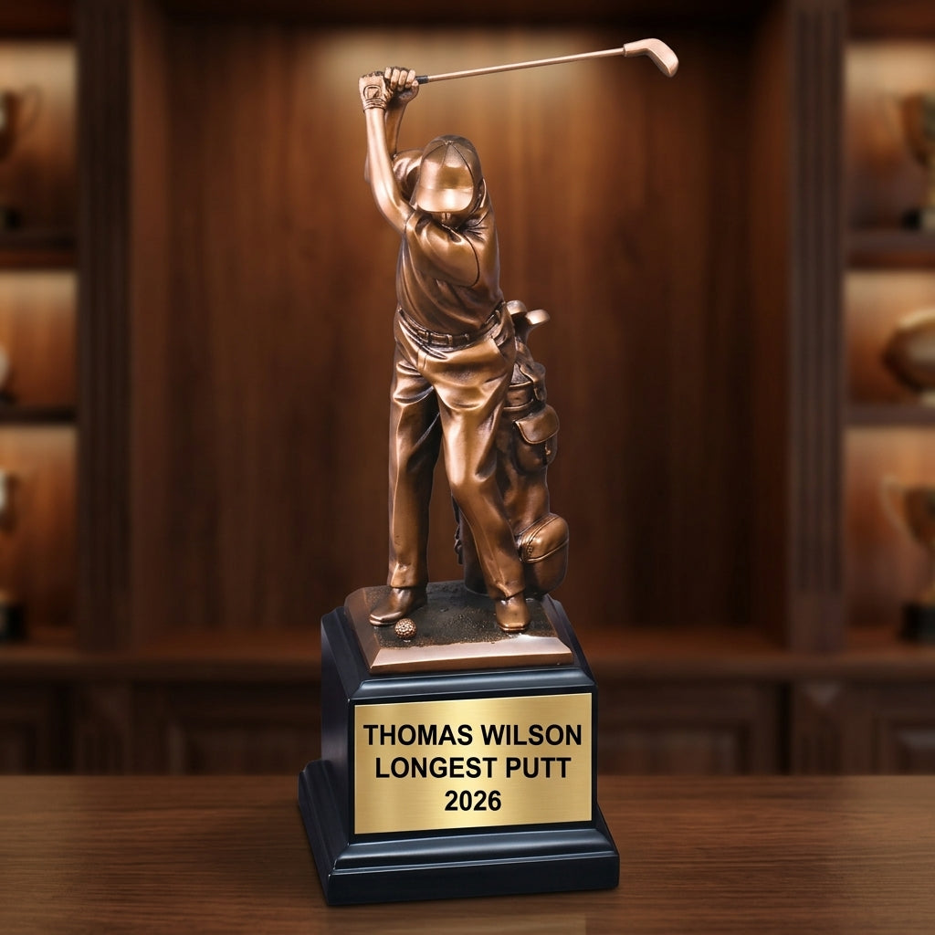 Personalized | Golf Award | Custom Engraved | Golf Trophy | Personalized Golf | Engraved Award | Custom Golf | Tournament Prize - View 1